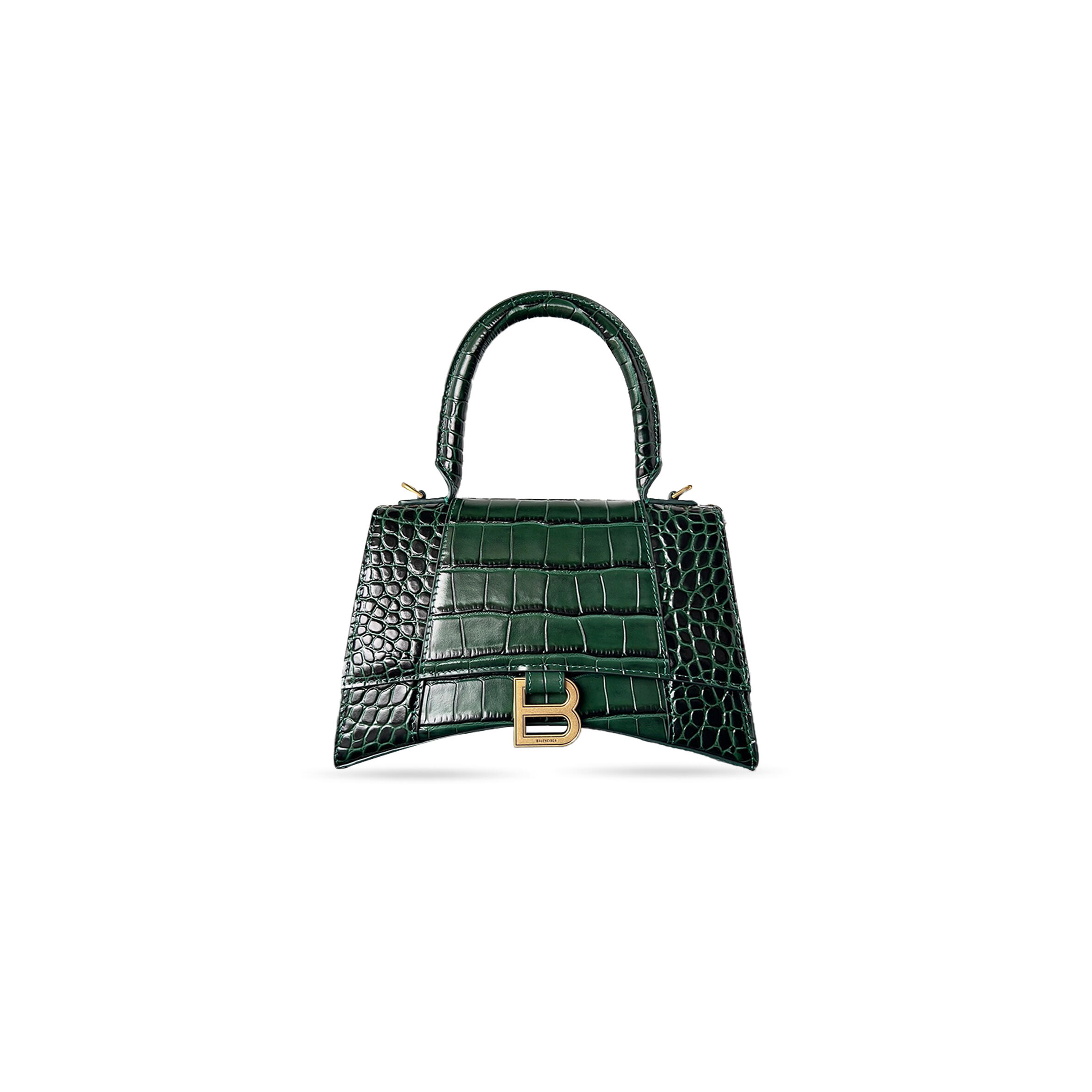 Ba1en*iaga women''s hourglass handbag small in green 5935461lrgm0212 (22.9*15*9.9cm)